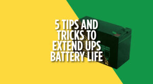 Extend UPS Battery Life